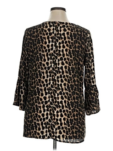 Belongsci 3/4 Sleeve Blouse (view 2)