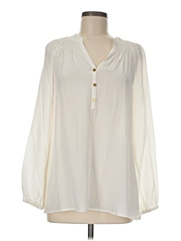 Lilly Pulitzer Long Sleeve Silk Top (view 1)