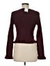 H&M Burgundy Long Sleeve Blouse Size M - photo 2