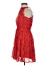 Monteau 100% Polyester Hearts Red Casual Dress Size S - photo 5
