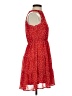 Monteau 100% Polyester Hearts Red Casual Dress Size S - photo 4