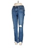 7 For All Mankind Hearts Blue Jeans Size 25 waist - photo 1