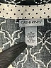 Catherines Print Black 3/4 Sleeve Button-Down Shirt Size 3X - photo 7