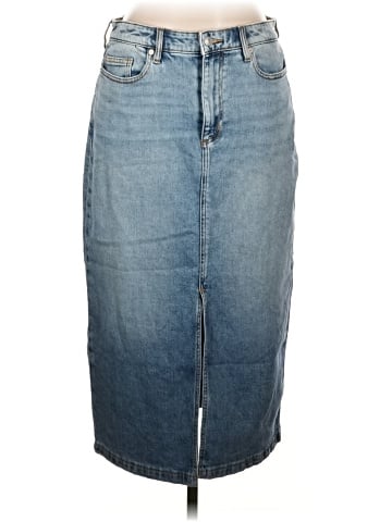Lands' End Denim Skirt (view 1)