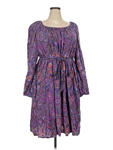 Terra & Sky Casual Dress (view 1)