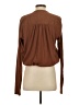 Splendid Brown Long Sleeve Blouse Size S - photo 2