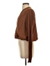 Splendid Brown Long Sleeve Blouse Size S - photo 5