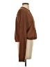 Splendid Brown Long Sleeve Blouse Size S - photo 4