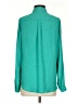 Apt. 9 100% Polyester Polka Dots Teal Long Sleeve Blouse Size S - photo 2