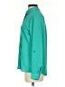 Apt. 9 100% Polyester Polka Dots Teal Long Sleeve Blouse Size S - photo 5