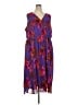 Sofia Jeans by Sofia Vergara 100% Polyester Purple Casual Dress Size 3X - photo 1