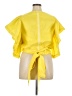 Shein Yellow Short Sleeve Blouse Size 14 - photo 2