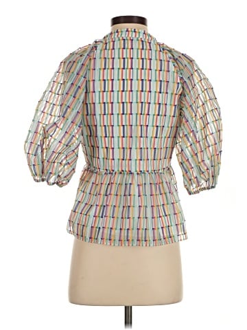 Amanda Uprichard 3/4 Sleeve Blouse (view 2)