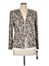 Alex Evenings Animal Print Ivory Blazer Size 16 - photo 1