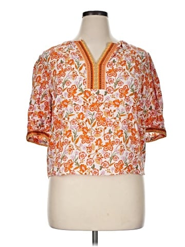 Democracy Short Sleeve Blouse (view 1)
