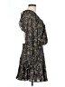 Forever 21 100% Polyester Floral Black Casual Dress Size L - photo 4