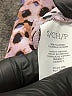 CAbi 100% Polyester Animal Print Pink 3/4 Sleeve Blouse Size S - photo 8