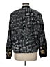 Johnny Was 100% Ramie Print Black Jacket Size M - photo 2
