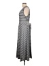 Max Studio Stripes Gray Casual Dress Size L - photo 5