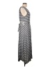 Max Studio Stripes Gray Casual Dress Size L - photo 4