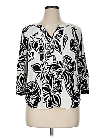 Ruby Rd. 3/4 Sleeve Blouse (view 1)