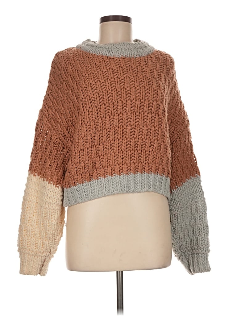 Pre-owned Universal Thread Pullover Sweater In Brown