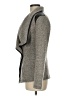 Blanc Noir Chevron-herringbone Gray Coat Size M - photo 5