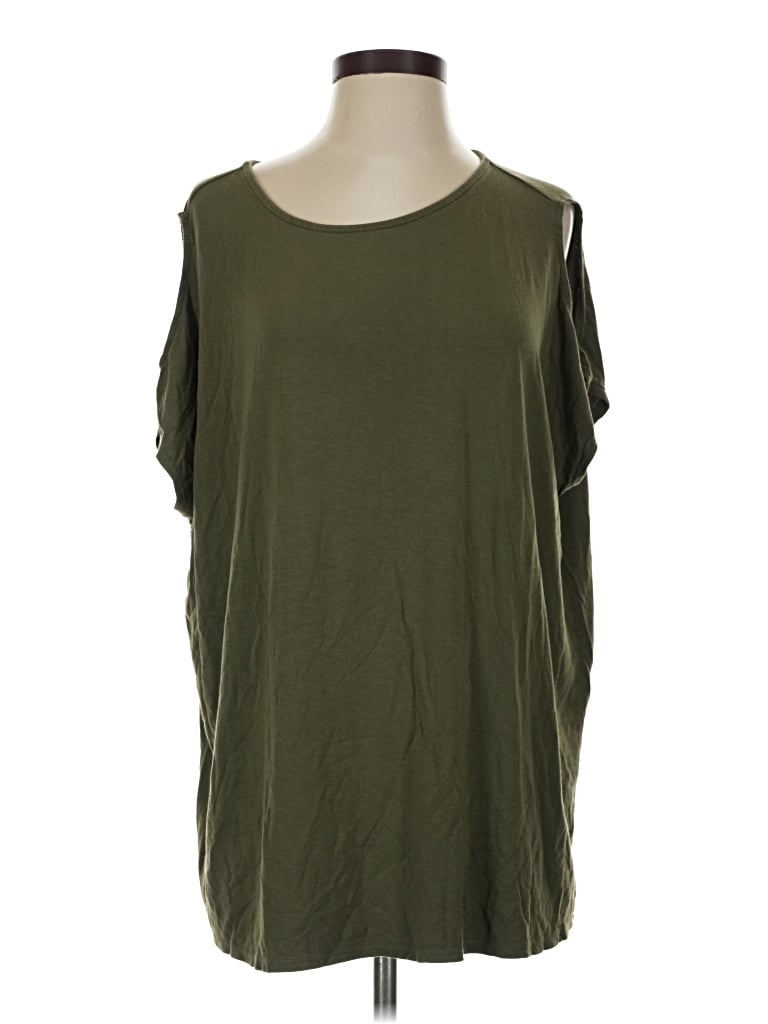 Pre-owned Versona 3/4 Sleeve T-shirt In Green