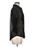 Decree 100% Polyester Color Block Black Long Sleeve Blouse Size M - photo 4