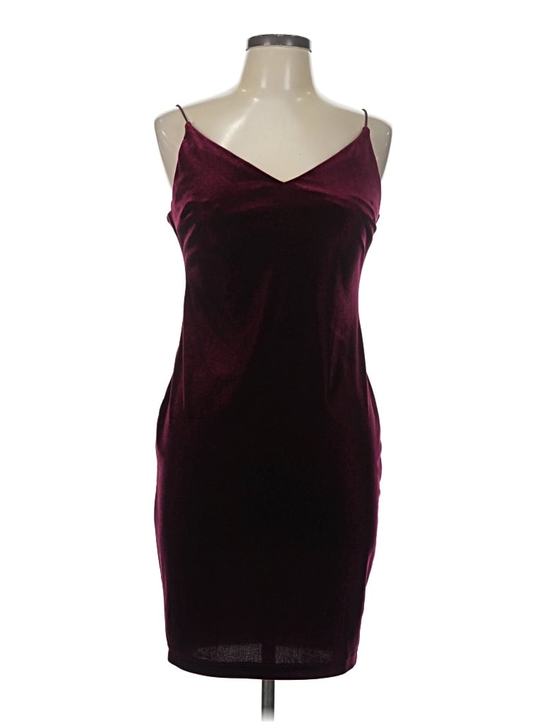 Pre-owned B. Smart Cocktail Dress In Burgundy