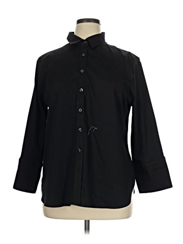 Chico's 3/4 Sleeve Button-Down Shirt (view 1)