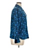 Liz Baker 100% Polyester Blue 3/4 Sleeve Blouse Size 14 Petite - photo 4