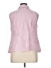 ELOQUII 100% Cotton Stripes White Pink Sleeveless Button-Down Shirt Size 16 Plus - photo 2