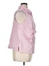 ELOQUII 100% Cotton Stripes White Pink Sleeveless Button-Down Shirt Size 16 Plus - photo 4