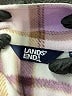 Lands' End 100% Polyester Plaid Purple Coat Size XS (petite) - photo 6