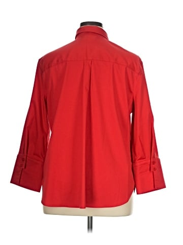 Chico's 3/4 Sleeve Button-Down Shirt (view 2)