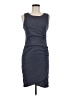 Leith Solid Gray Casual Dress Size M - photo 1
