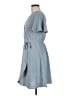 Monteau 100% Polyester Solid Blue Casual Dress Size M - photo 5