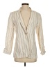 Ann Taylor Stripes Ivory Blazer Size 0 - photo 1