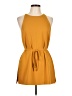 Theory 100% Polyester Yellow Sleeveless Top Size L - photo 1