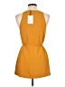 Theory 100% Polyester Yellow Sleeveless Top Size L - photo 2