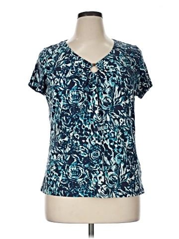 St. John's Bay Short Sleeve Henley (view 1)