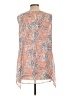 Fever 100% Polyester Orange Sleeveless Blouse Size L - photo 2