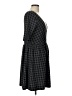 Everly Houndstooth Black Casual Dress Size L - photo 4