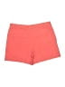 Elevenses Solid Orange Shorts Size 4 - photo 2