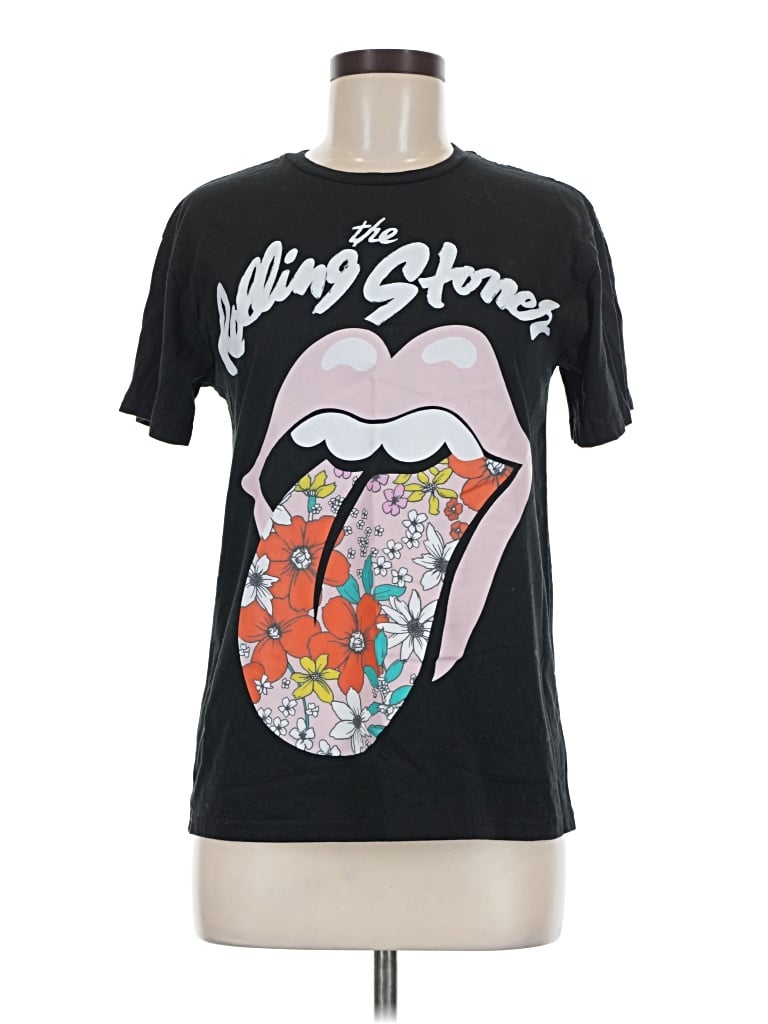 Pre-owned The Rolling Stones Short Sleeve T-shirt In Black