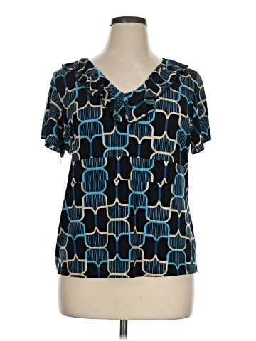 Susan Lawrence Short Sleeve Blouse (view 1)