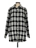 Steve Madden Plaid Gray Coat Size M - photo 1