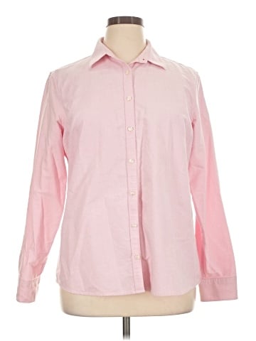 Lands' End Long Sleeve Button-Down Shirt (view 1)