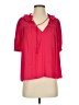 Ulla Johnson 100% Polyester Pink Short Sleeve Blouse Size 2 - photo 1